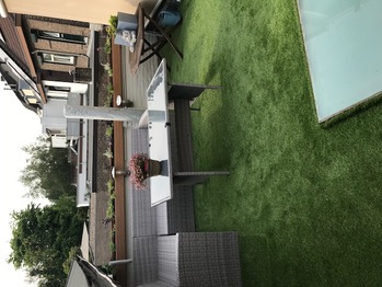 Dakterras Maastricht met kunstgras